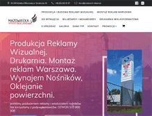Tablet Screenshot of producent-reklam.pl